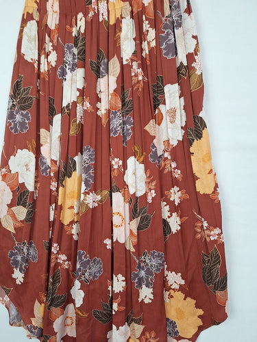 Second-Hand - Witchery Warm Cinnamon Gardenia Skirt Size 8 - SwapUp