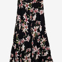 Second-Hand - Witchery Dark Lily Feminine Midi Skirt Size 8 - SwapUp