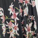 Second-Hand - Witchery Dark Lily Feminine Midi Skirt Size 8 - SwapUp