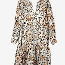 Second-Hand - Witchery Abstract Watercolour Flowy Dress Size 8 - SwapUp