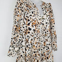 Second-Hand - Witchery Abstract Watercolour Flowy Dress Size 8 - SwapUp