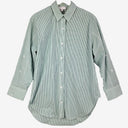 Second-Hand - Witchery Classic Green Striped Shirt Size 8 - SwapUp