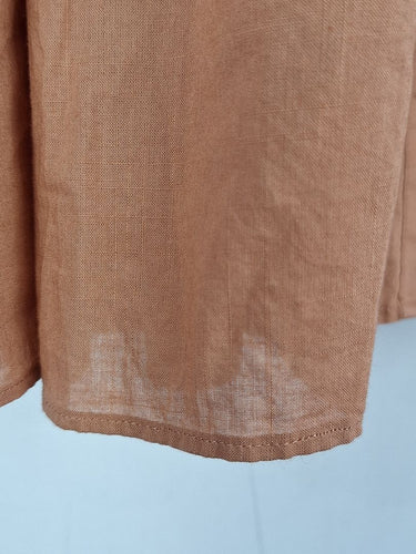 Second-Hand - Witchery Red Dust Pleat Blouse Size 8 - SwapUp