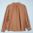 Second-Hand - Witchery Red Dust Pleat Blouse Size 8 - SwapUp