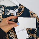 Second-Hand - Witchery Deep Sea Chain Blouse Size 8 - SwapUp