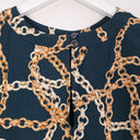 Second-Hand - Witchery Deep Sea Chain Blouse Size 8 - SwapUp