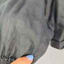 Second-Hand - Witchery Black Pure Linen Wrap Blouse Size 8 - SwapUp