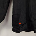 Second-Hand - Witchery Black Pure Linen Wrap Blouse Size 8 - SwapUp