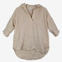 Second-Hand - Witchery Oatmeal Linen Top Size 8 - SwapUp