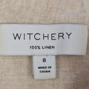 Second-Hand - Witchery Oatmeal Linen Top Size 8 - SwapUp