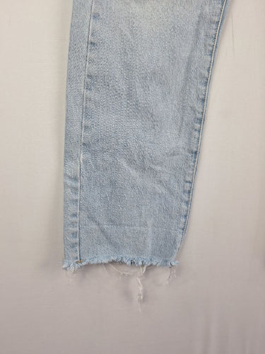 Second-Hand - Witchery Light Wash Tapered Jeans Size 8 - SwapUp