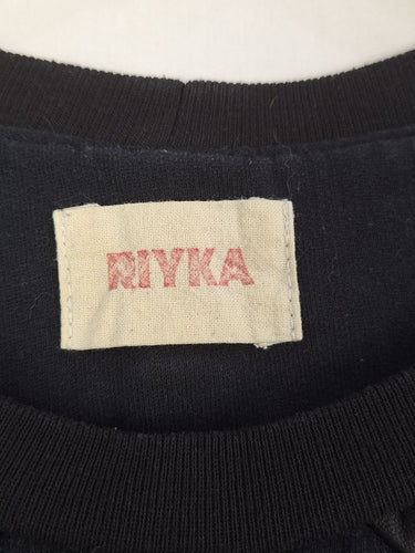 Second-Hand - Riyka Retro Feel Crew Neck Jumper Size S - SwapUp