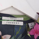 Second-Hand - Trenery Tropical Island Patterned Silk Shirt Size S - SwapUp