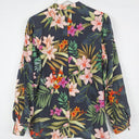 Second-Hand - Trenery Tropical Island Patterned Silk Shirt Size S - SwapUp