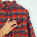 Second-Hand - Tradlands Red Plaid Flannel Shirt Size XS - SwapUp