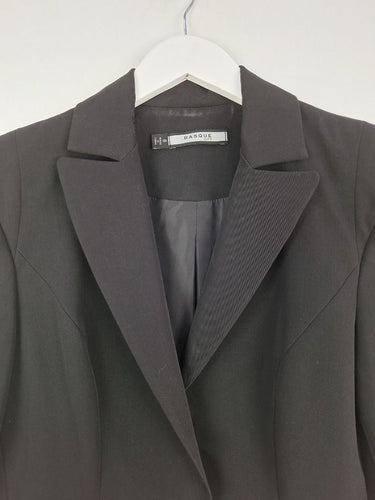 Second-Hand - Basque Classic Formal Black Blazer Size 8 - SwapUp