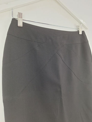 Second-Hand - Basque Sophisticated Bandage Office Skirt Size 8 - SwapUp
