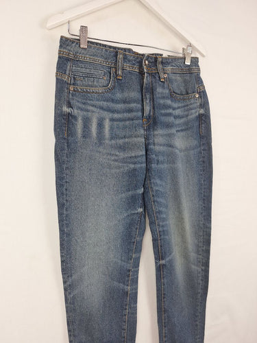Second-Hand - G-Star Dark Wash Faded Jeans Size 10 - SwapUp
