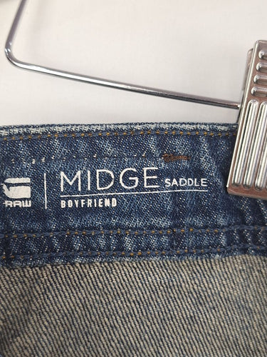 Second-Hand - G-Star Dark Wash Faded Jeans Size 10 - SwapUp