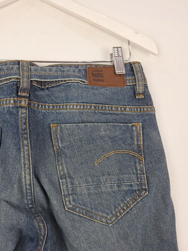 Second-Hand - G-Star Dark Wash Faded Jeans Size 10 - SwapUp
