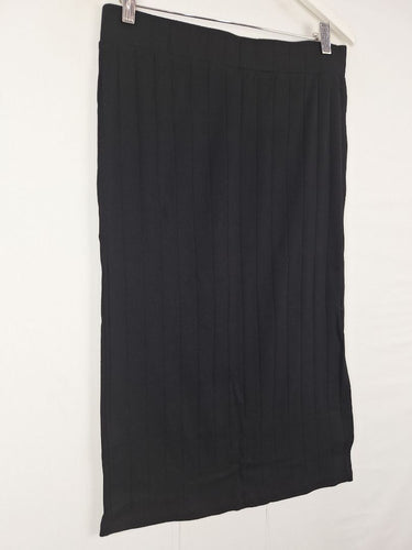 Second-Hand - Slate The Label Soft Ribbed Midi Skirt Size L - SwapUp