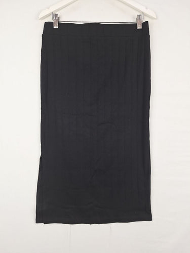 Second-Hand - Slate The Label Soft Ribbed Midi Skirt Size L - SwapUp