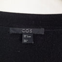 Second-Hand - COS Classic Black Zip Cardigan Size S - SwapUp
