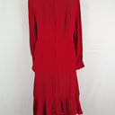 Second-Hand - Saba Berry Button-up Dainty Dress Size 8 - SwapUp