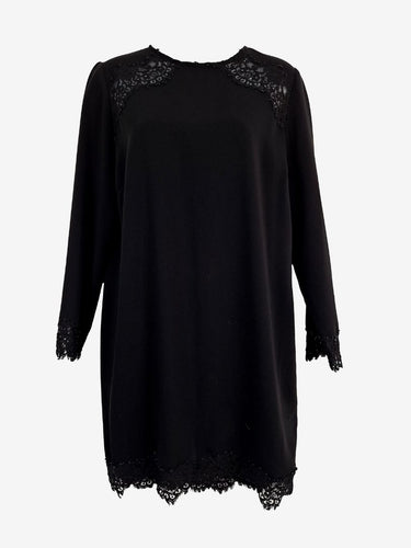 Second-Hand Zimmermann Black Lace Shift Dress Size 10 – SwapUp