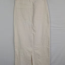 Second-Hand - Witchery Cloud Cream Denim Maxi Skirt Size 8 - SwapUp