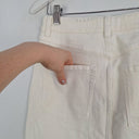 Second-Hand - Witchery Cloud Cream Denim Maxi Skirt Size 8 - SwapUp