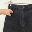 Second-Hand - Witchery Washed Black Raw Edge City Jeans Size 8 - SwapUp