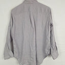 Second-Hand - Witchery Moon Grey Linen Front Pocket Shirt Size 8 - SwapUp