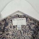 Second-Hand - Witchery Pastel Abstract Floral Flutter Blouse Size 8 - SwapUp