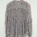 Second-Hand - Witchery Pastel Abstract Floral Flutter Blouse Size 8 - SwapUp