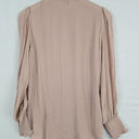 Second-Hand - Witchery Dusty Rose V Neck Blouse Size 8 - SwapUp