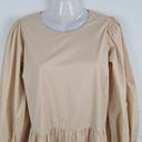 Second-Hand - Witchery Crisp Beige Tiered Mini Dress Size 8 - SwapUp