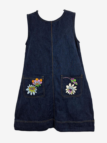 Gorman Bright Embroidered Denim Swing Dress Size 10