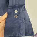 Second-Hand - studio.w Moon Silver Button Classic Navy Shirt Size 18 - SwapUp