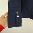 Second-Hand - studio.w Moon Silver Button Classic Navy Shirt Size 18 - SwapUp
