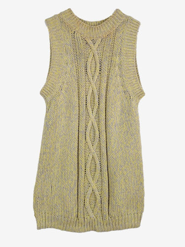 Oroton Lime Cable Knit Top Size S