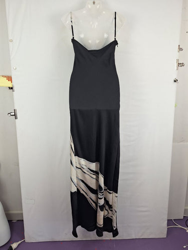 Second-Hand - ROMY Bias Brush Stroke Dress Size S - SwapUp