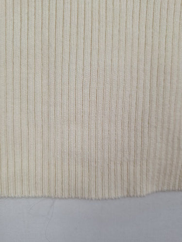 Second-Hand - Iris & Wool Milky Ribbed Sweetheart Top Size M - SwapUp