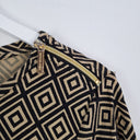 Second-Hand - Michael Kors Beige Diamond Shoulder Zip Top Size M - SwapUp