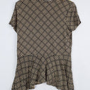 Second-Hand - Michael Kors Beige Diamond Shoulder Zip Top Size M - SwapUp