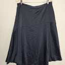 Second-Hand - SPURR Navy Satin A Line Skirt Size 18 - SwapUp