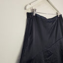 Second-Hand - SPURR Navy Satin A Line Skirt Size 18 - SwapUp