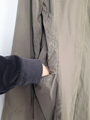 Second-Hand - Cue Olive Green Organic Jacket Size 10 - SwapUp