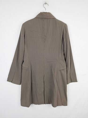 Second-Hand - Cue Olive Green Organic Jacket Size 10 - SwapUp