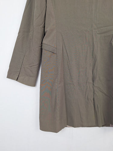 Second-Hand - Cue Olive Green Organic Jacket Size 10 - SwapUp